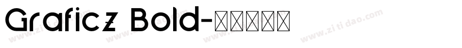 Graficz Bold字体转换